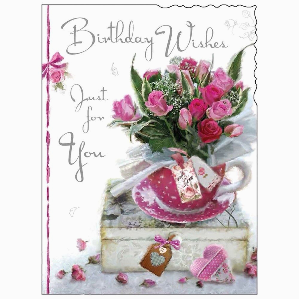 Birthday Cards for Females Birthday Card Female Lady Happy Birthday Roses