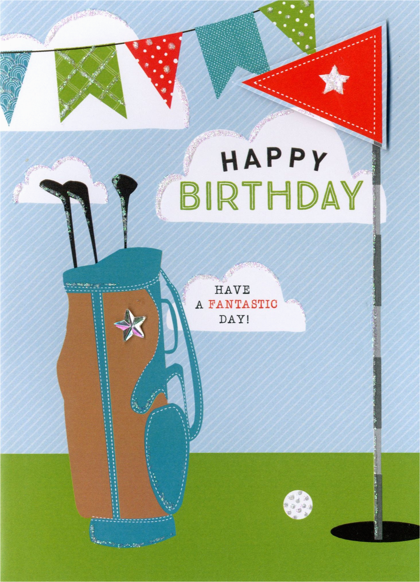 Birthday Cards for Golfers Happy Birthday Golf Greeting Card Cards