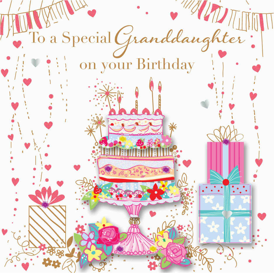 granddaughter birthday card granddaughter sending loving wishes for a ...