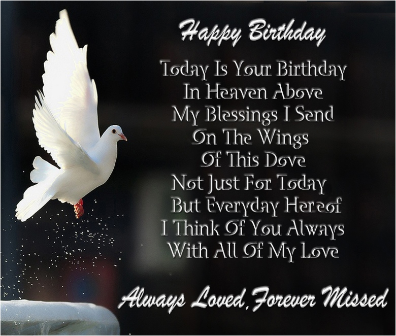 Birthday Cards for Mom In Heaven Happy Birthday In Heaven Wishes Quotes Images