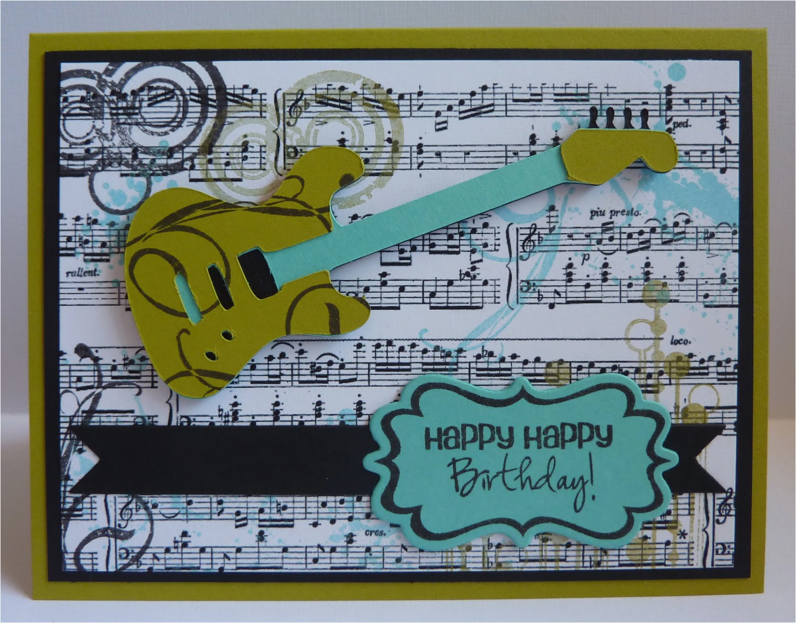 Birthday Cards for Musicians Crafting with Katie Musical Manly Birthday Card Birthday Cards for Musicians Crafting with Katie Musical Manly Birthday Card