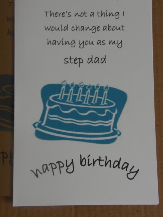 Birthday Cards for Step Dad Items Similar to Step Dad Birthday Card Father Birthday