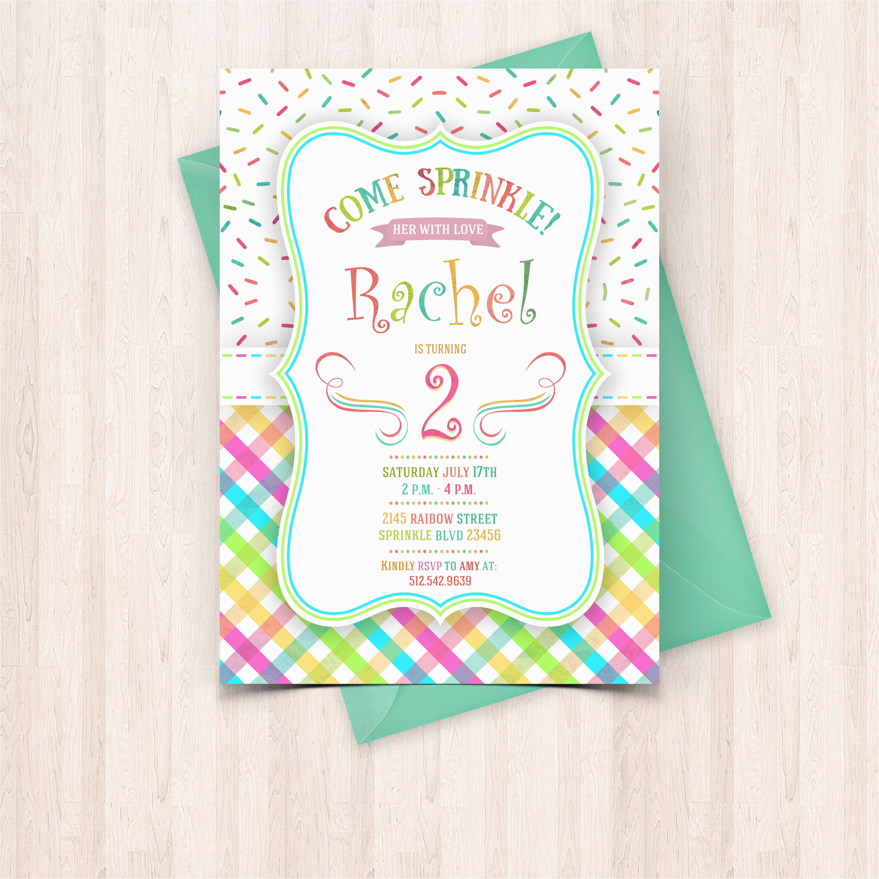 Birthday Cards to Print Off at Home Printable Sprinkle Birthday Invitations Free Thank You