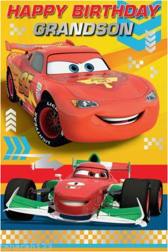 Birthday Cards with Cars On them Disney Cars Birthday Card Ebay