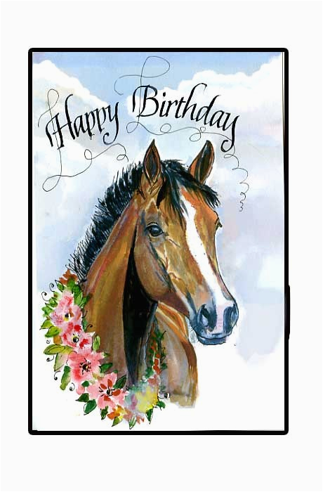 Birthday Cards with Horses Happy Birthday Horse Card