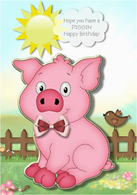 Birthday Cards with Pigs Pig Birthday Quotes Quotesgram