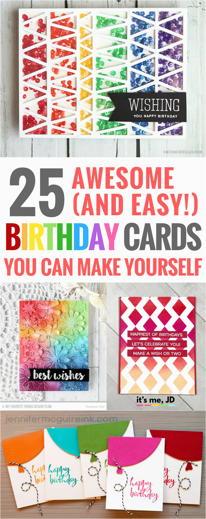 Birthday Cards You Can Make 25 Cute Diy Birthday Cards You Can Make Yourself