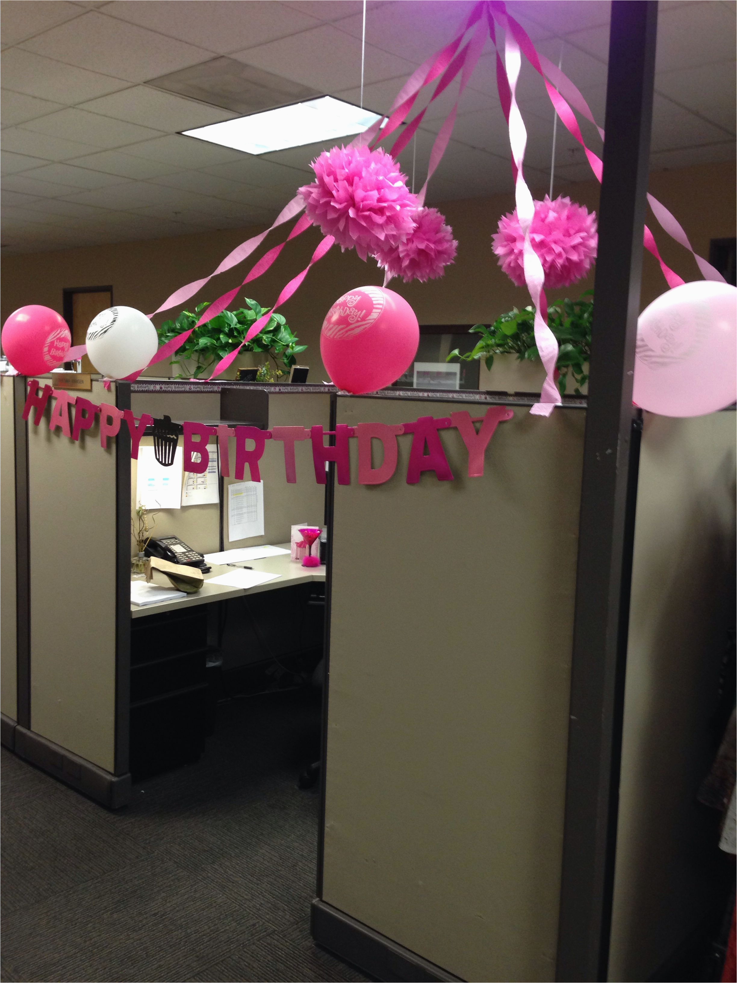 Birthday Decorations for Cubicles Birthday Ideas for Cubicle at Work Joy Studio Design