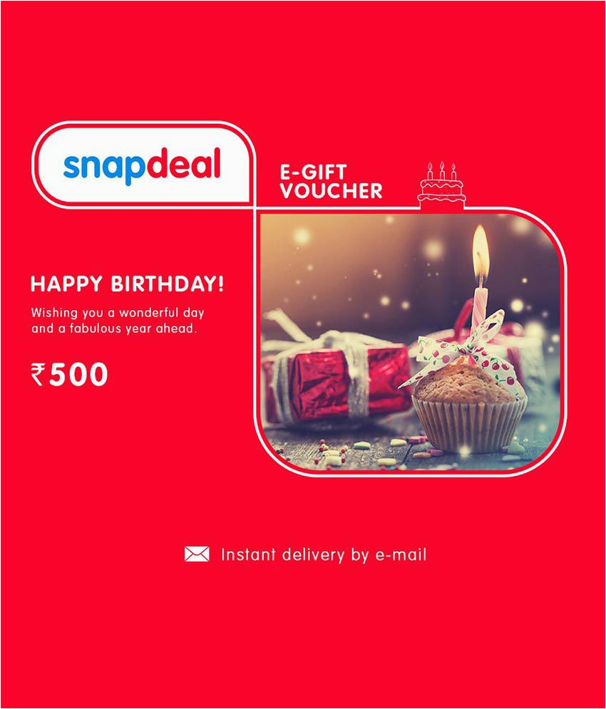 Birthday E-gift Cards Snapdeal Birthday E Gift Card Buy Online On Snapdeal