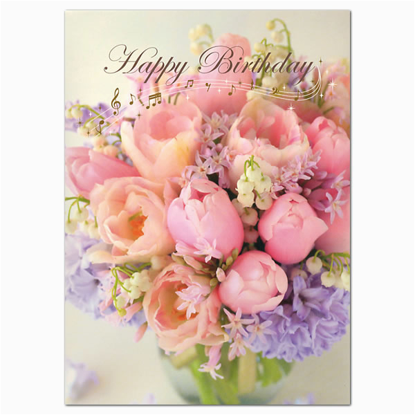 Birthday Flower Card Message ashiya Hori Mansho Do Birthday Music Cards Flowers B48