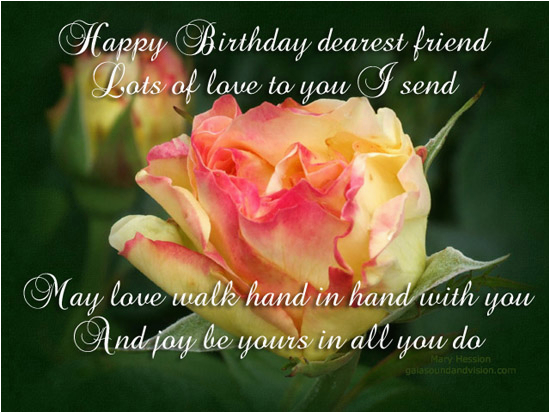 Birthday Flowers for A Friend Happy Birthday Dearest Friend Free Flowers Ecards