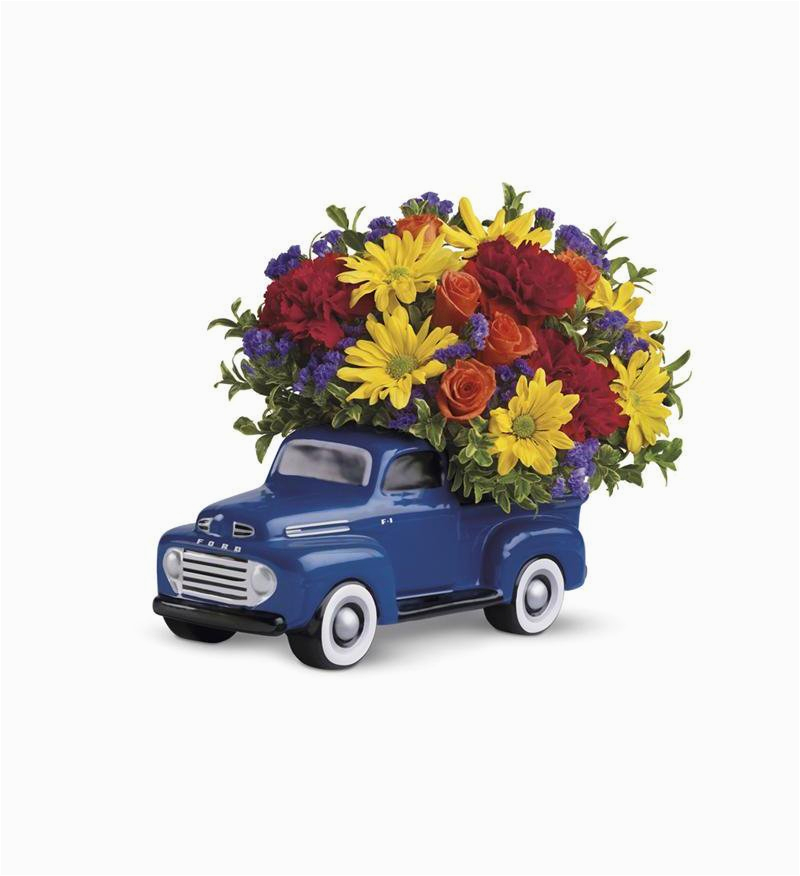 Birthday Flowers for Man Teleflora 39 S 39 48 ford Pickup Bouquet T25 1a 51 26