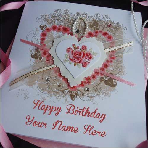 Birthday Greeting Card with Name and Photo Special Wife Name Writing Lovely Birthday Wishes Card Pix