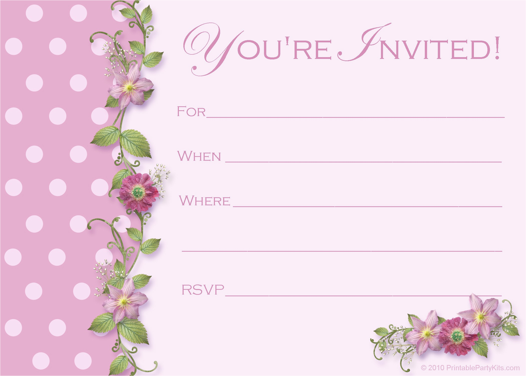 Birthday Invitation Templates Free Printable Free Printable Party Invitations Templates Party Birthday Invitation Templates Free Printable Free Printable Party Invitations Templates Party