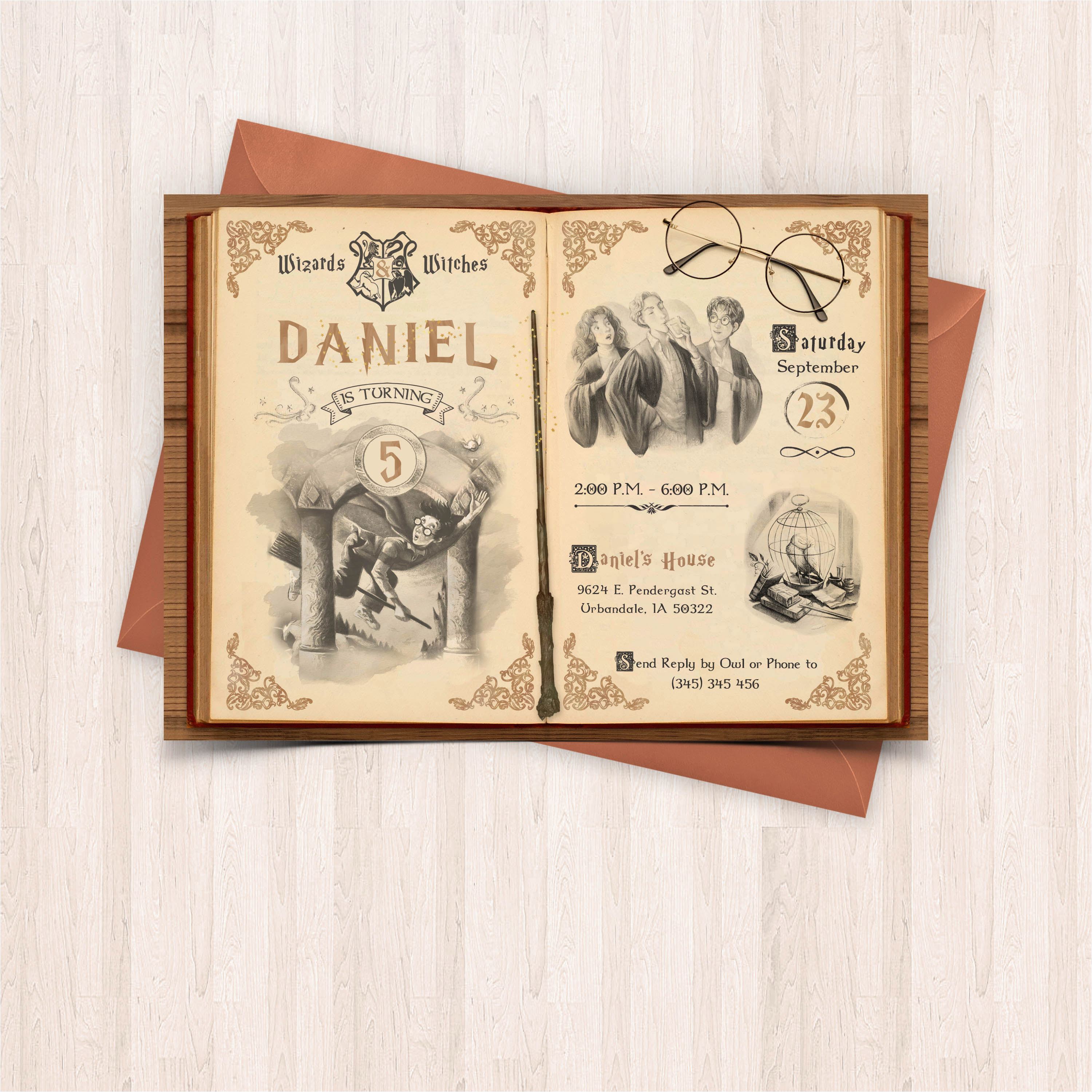 Birthday Invitations to Print at Home Harry Potter Birthday Invitations Free Thank You Cards to