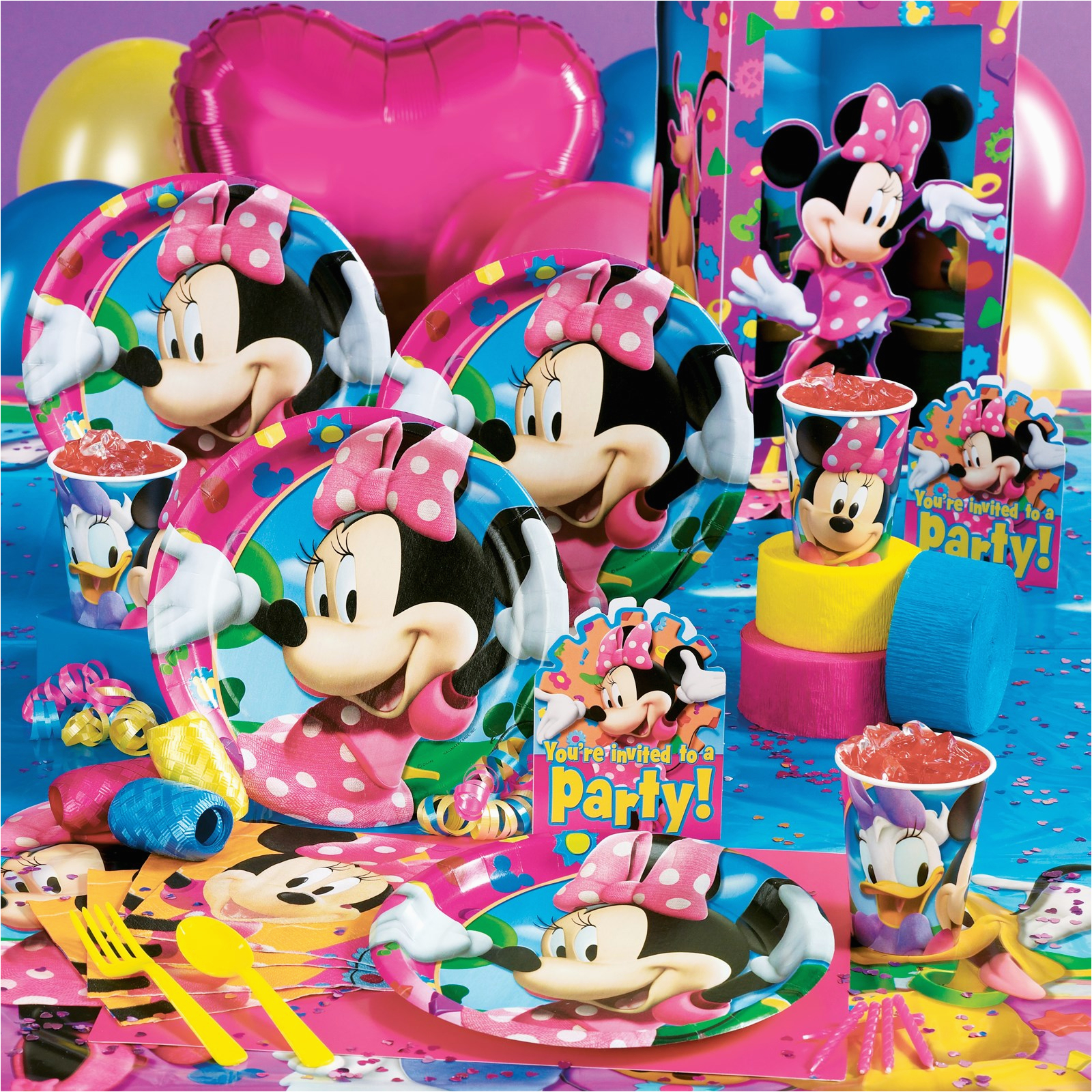 Birthday Party Decoration Materials Minnie Mouse Party Supplies Party Favors Ideas