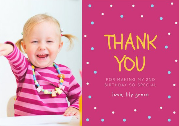 Birthday Thank You Cards with Photo 10 Birthday Thank You Cards Design Templates Free