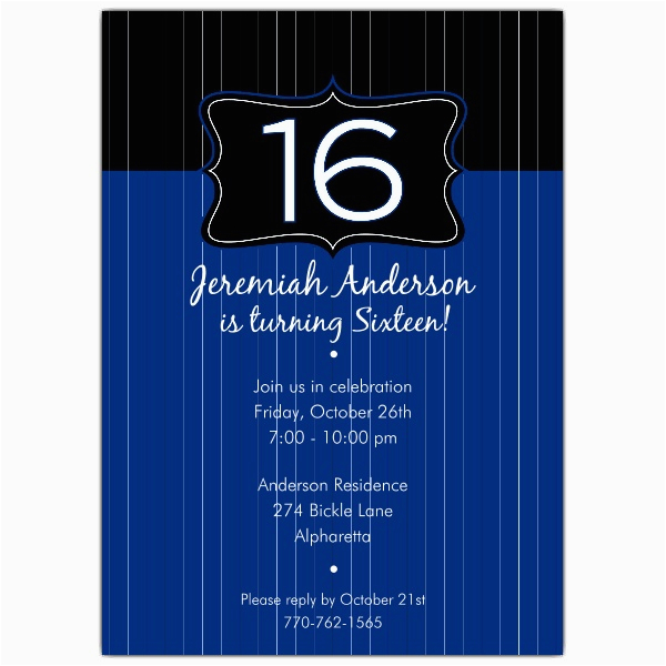 Boy 16th Birthday Invitation Ideas Sweet 16 Birthday Invitations Ideas Wording