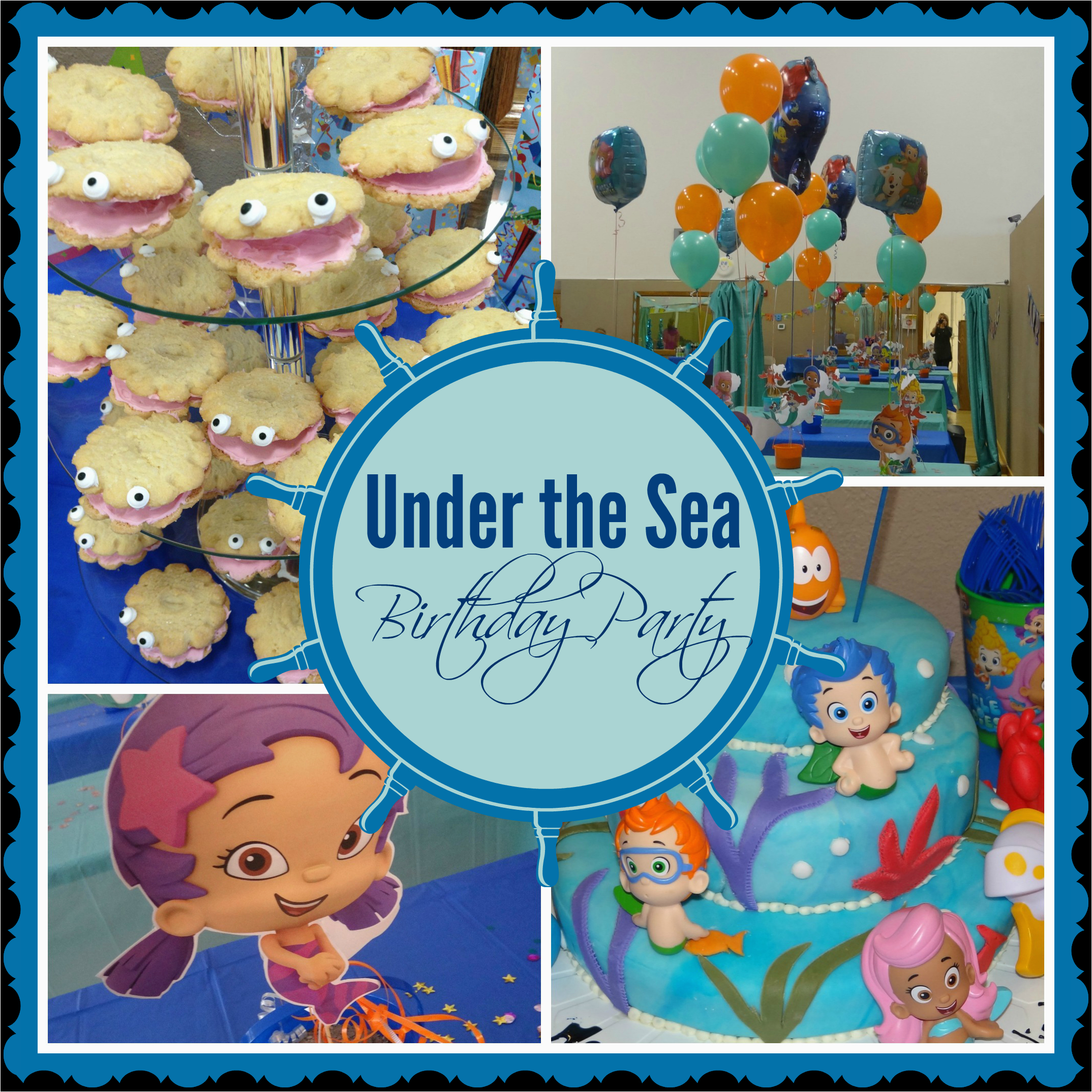 Bubble Guppies Birthday Decor Bubble Guppies Ariel Birthday Party Lets Celebrate