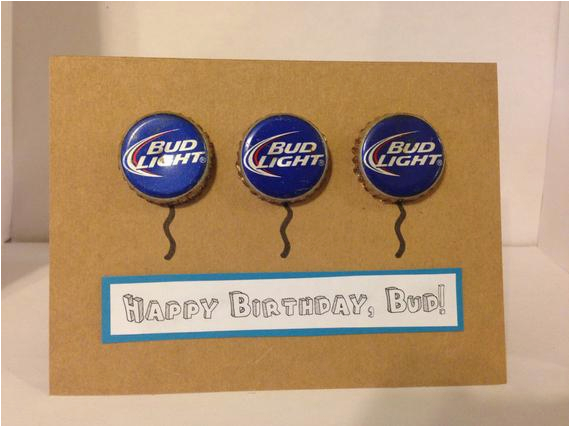 Budweiser Birthday Cards Happy Birthday Bud Light Beer Balloon Birthday Card Handmade Budweiser Birthday Cards Happy Birthday Bud Light Beer Balloon Birthday Card Handmade