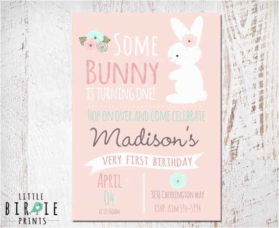 Bunny Birthday Invitation Template Bunny Birthday Invitation Template Free Birthday Tale