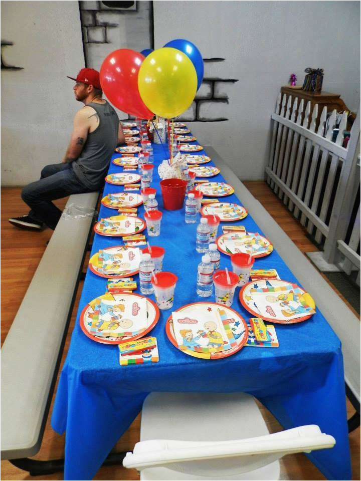 Caillou Birthday Party Decorations Caillou Birthday Party Ideas Photo 6 Of 13 Catch My Party