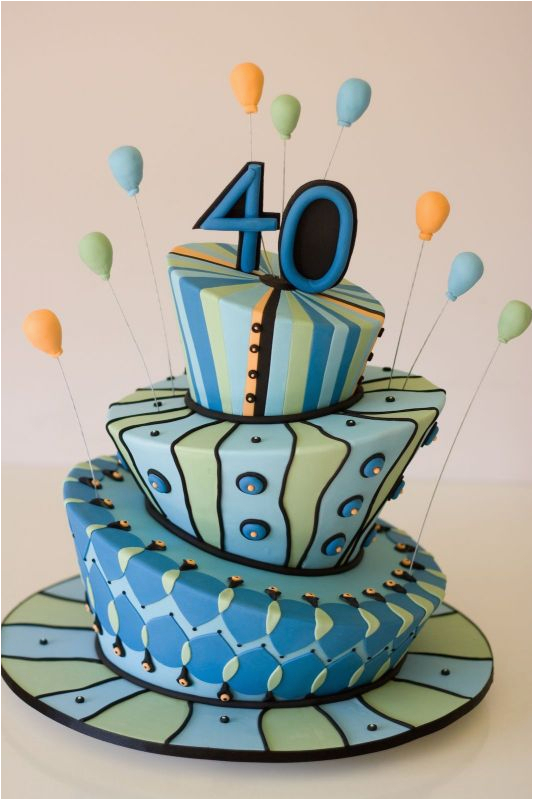 Cake Decorations for 40th Birthday Birthday Cakes Walah Walah