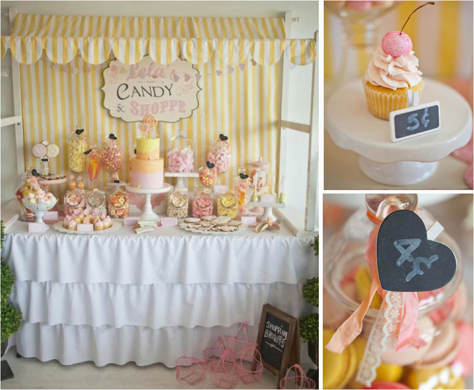 Candy Shop Birthday Party Decorations Kara 39 S Party Ideas Vintage Candy Sweet Shoppe Girl 6th