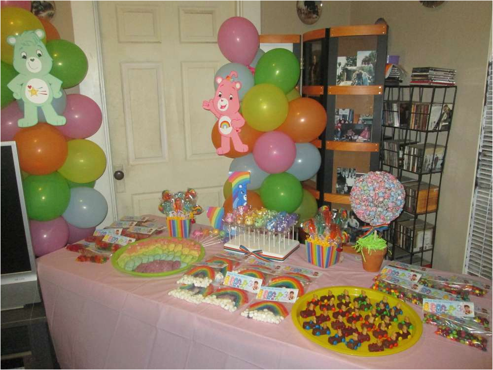 Care Bear Birthday Party Decorations Care Bears Party Birthday Party Ideas Photo 1 Of 11