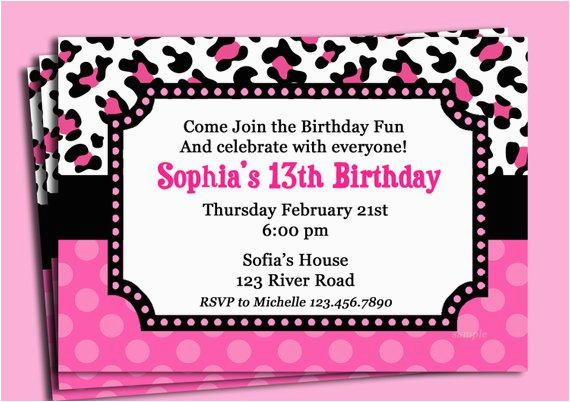 cheetah-print-birthday-invitation-templates-pink-cheetah-print-polka