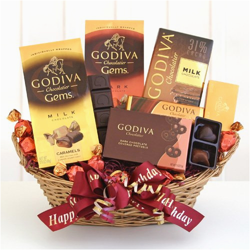 Chocolate Gifts for Her Birthday Sweet Delicacies Godiva Chocolate Birthday Gift Basket