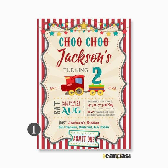 Choo Choo Train Birthday Invitations Choo Choo Invitation Train Birthday Invitation Train Party