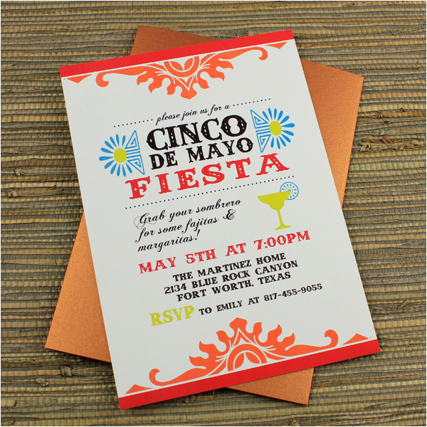 Cinco De Mayo Birthday Invitations Cinco De Mayo Fiesta Invitation Template Download Print