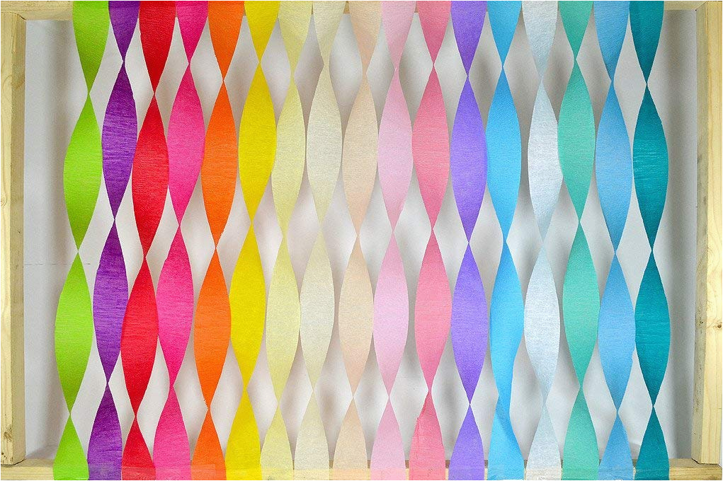 Color Paper Decorations Birthday 96 Party Decoration with Streamers Birthday Decoration