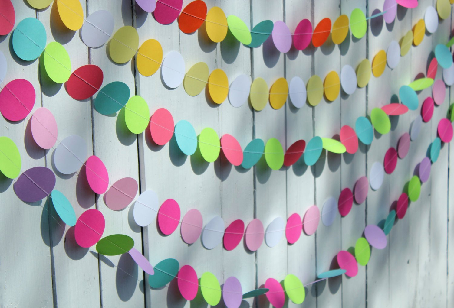 Color Paper Decorations Birthday Birthday Party Decorations Paper Garland Party Decoration