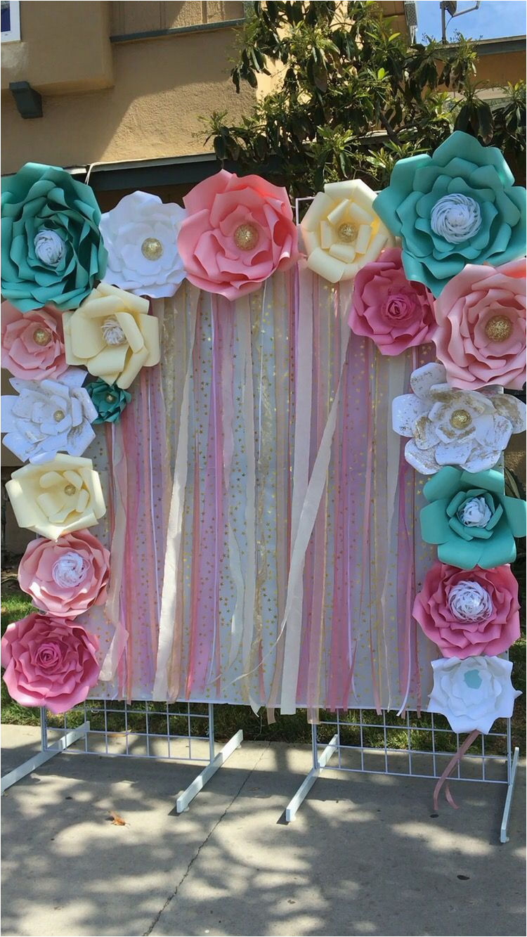 Color Paper Decorations Birthday First Birthday Party Magical Unicorn Candy Dessert