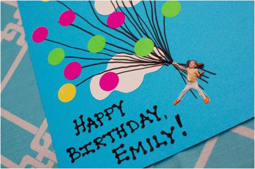 Construction Paper Birthday Card Ideas Easy Balloon Birthday Card Inner Child Fun