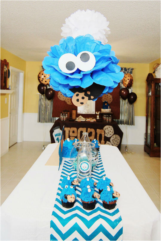 Cookie Monster 1st Birthday Decorations Birthday Party Ideas Blog Cookie Monster Milk and