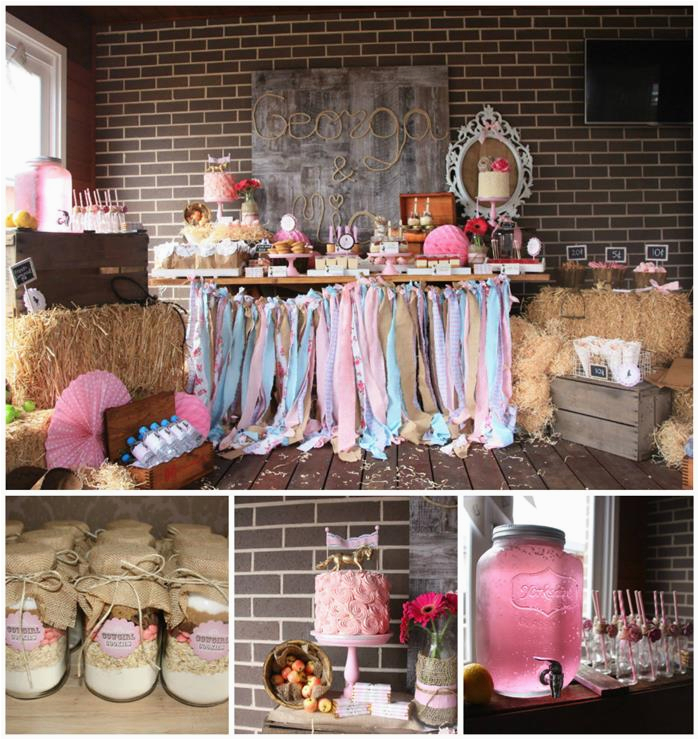 Cowgirl Decorations for Birthday Party Kara 39 S Party Ideas Vintage Cowgirl Party Planning Ideas