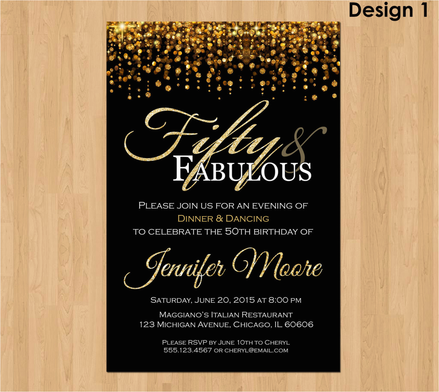 Create 50th Birthday Invitations Free Tips Easy to Create 50th Birthday Invitations Beauteous