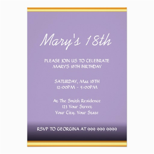 Create My Own Birthday Invitations Create Your Own Birthday Invitation 5 Quot X 7 Quot Invitation