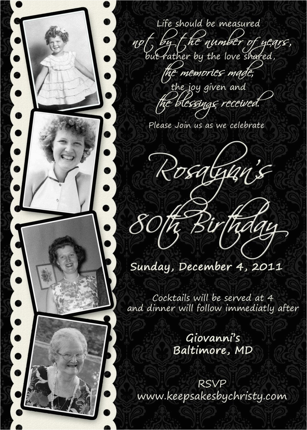 Custom 80th Birthday Invitations 15 Sample 80th Birthday Invitations Templates Ideas Custom 80th Birthday Invitations 15 Sample 80th Birthday Invitations Templates Ideas