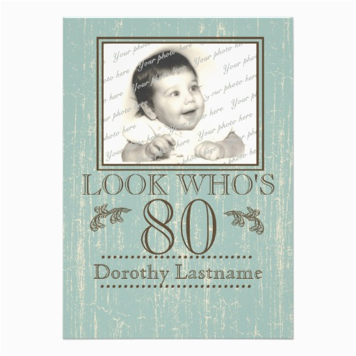 Custom 80th Birthday Invitations Aged Wood 80th Birthday Photo Custom Invitation Zazzle Custom 80th Birthday Invitations Aged Wood 80th Birthday Photo Custom Invitation Zazzle