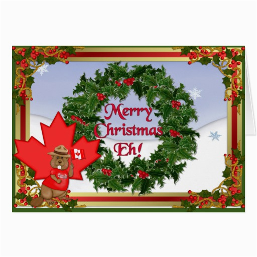 Custom Birthday Cards Canada Canada Christmas Greeting Cards Zazzle