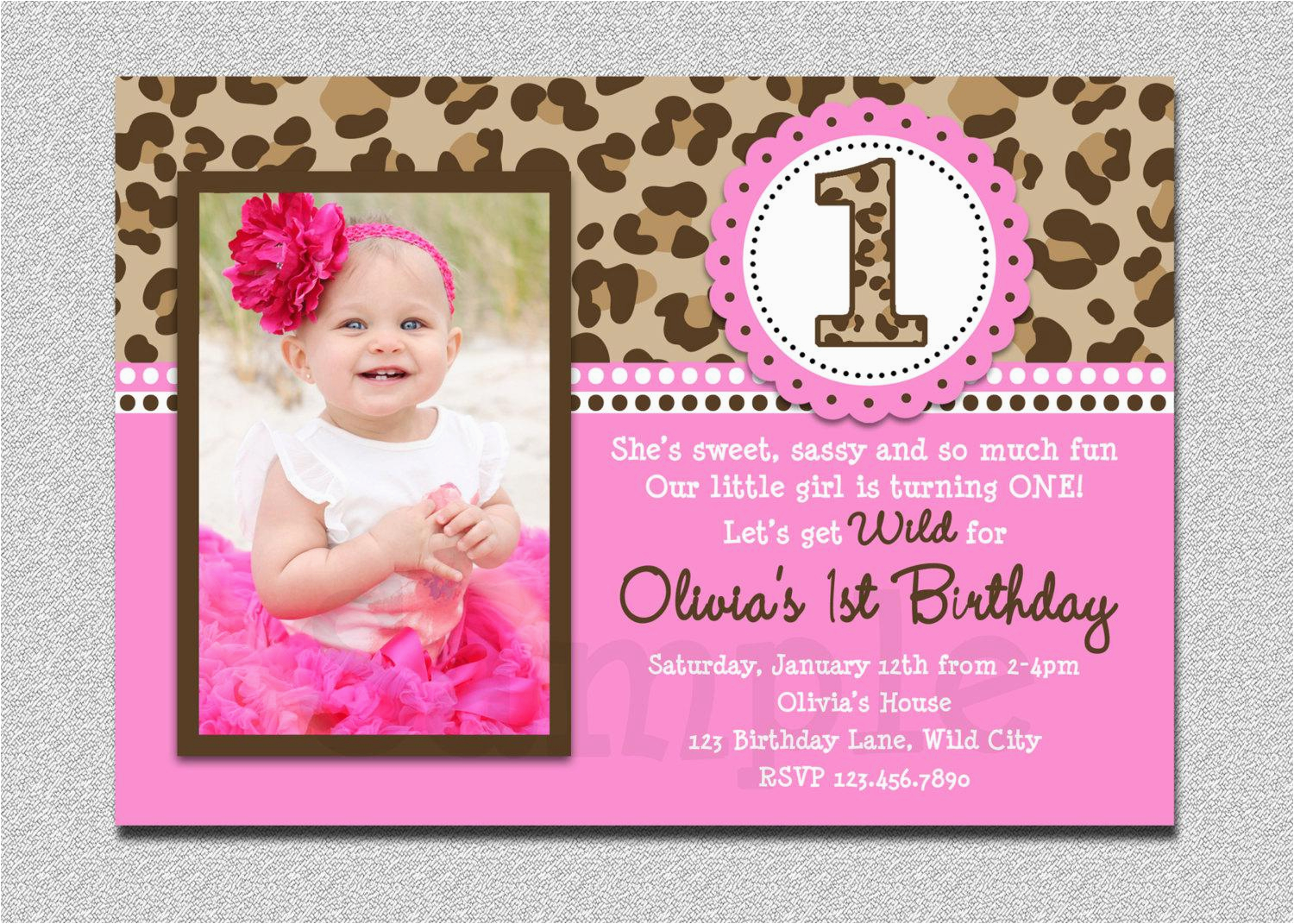 Customized 1st Birthday Invitations 22 Custom Birthday Invitations Birthday Party