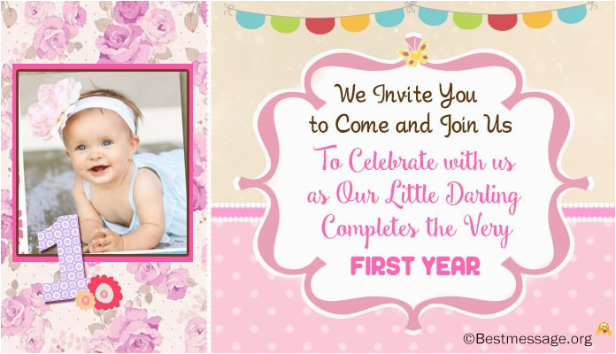 Cute First Birthday Invitation Wording Unique Cute 1st Birthday Invitation Wording Ideas for Kids