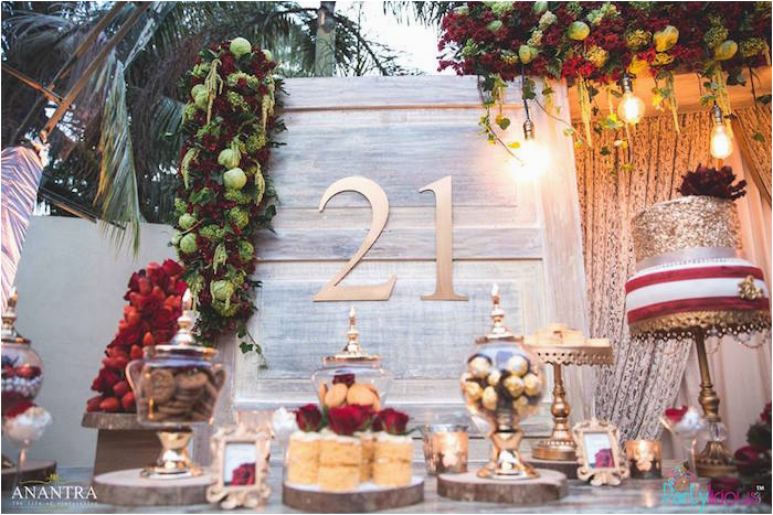 Decor Ideas for A 21st Birthday Party Kara 39 S Party Ideas Rustic Vintage 21st Birthday Party
