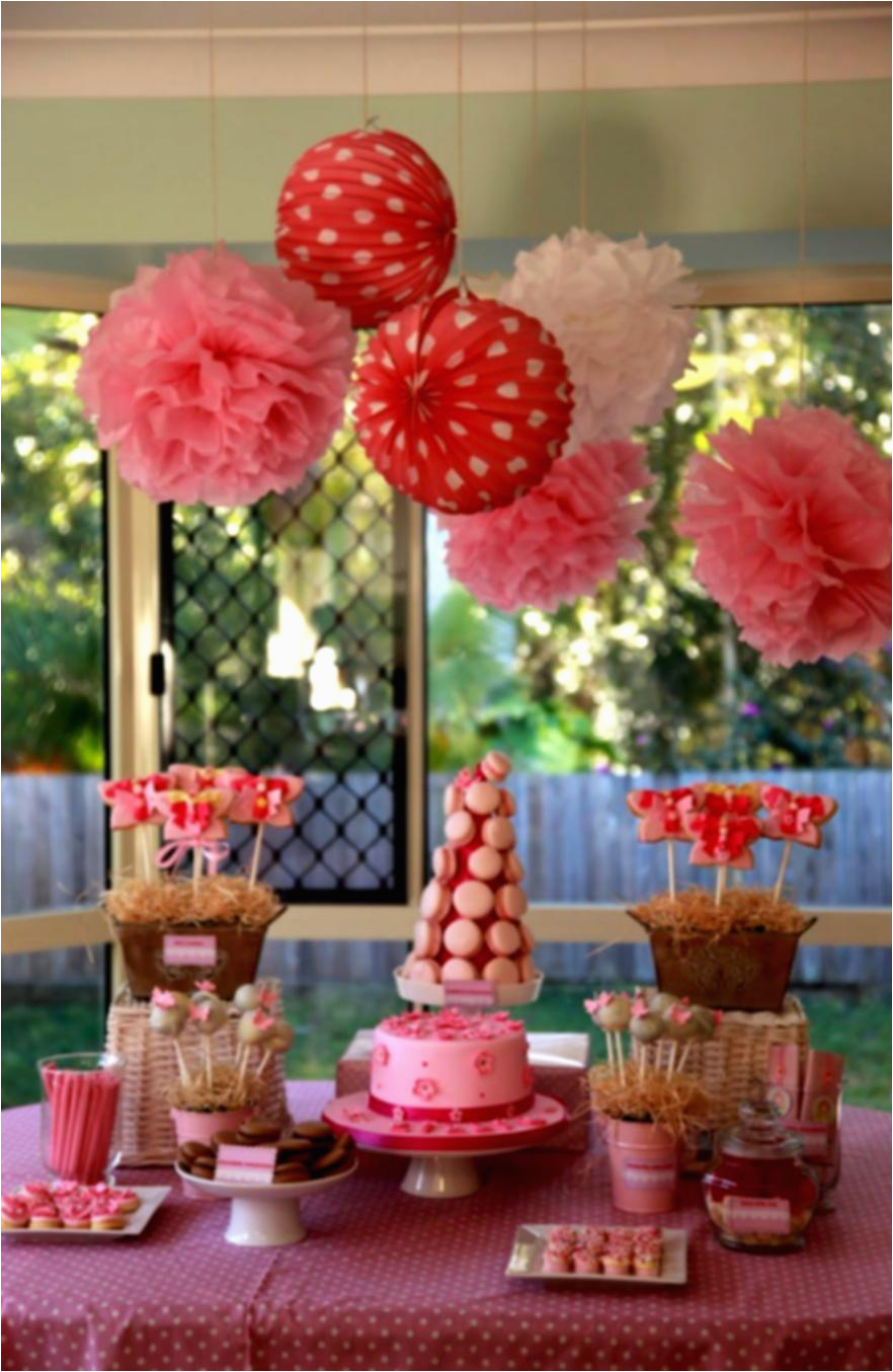 Decorate Table for Birthday Party 1st Birthday Decoration Ideas at Home for Party Favor