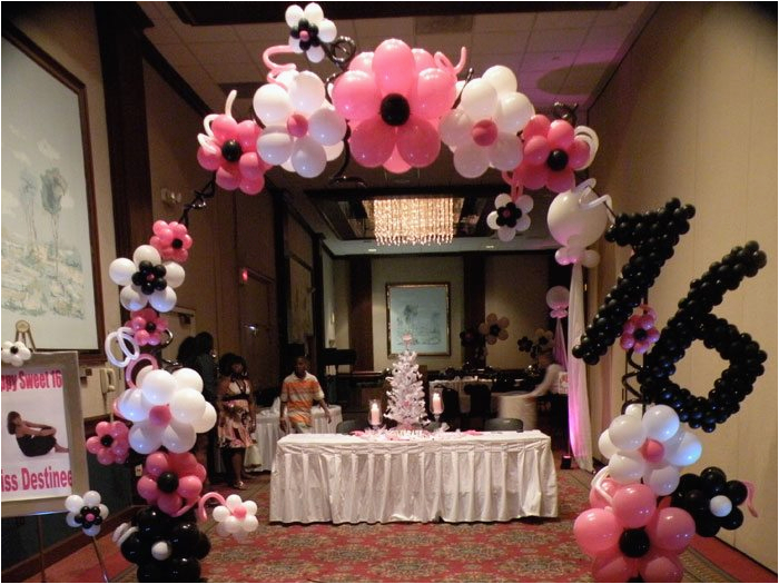 Decorating Ideas for Sweet 16 Birthday Party Decor Knoxville Parties Balloons Above the