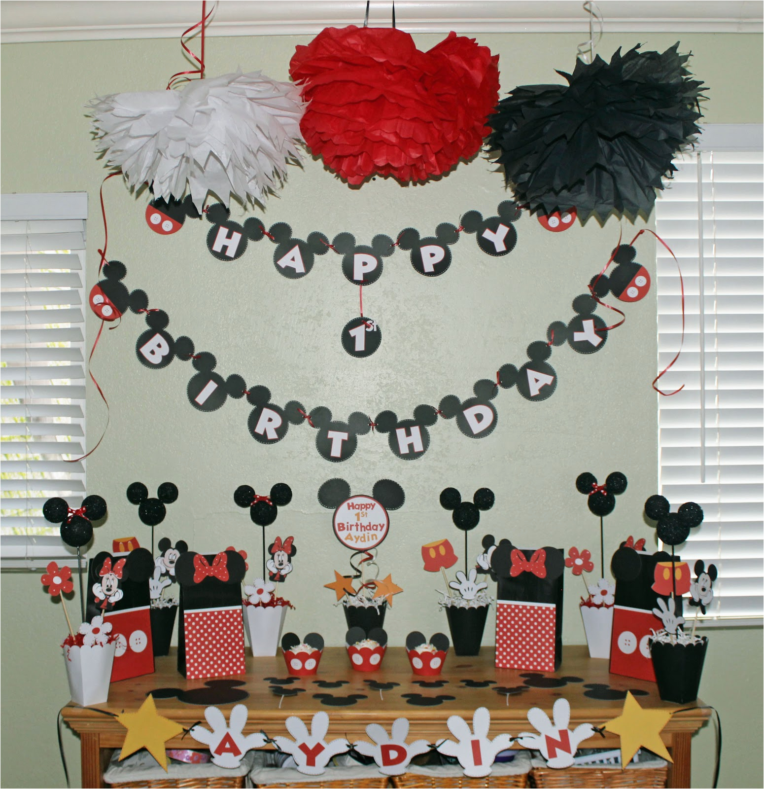 Decorations for Mickey Mouse Birthday Party Disney Party Living In A Grown Up World